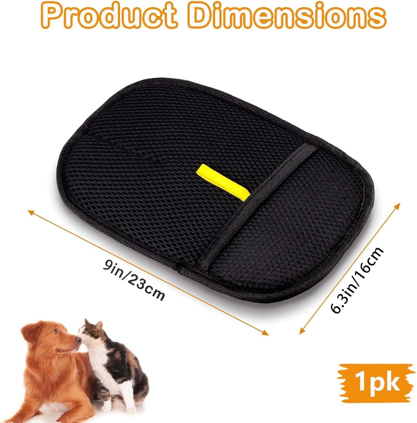 Guante electrostático para eliminar el pelo de perros y gatos para sofá, alfombra, asiento de auto