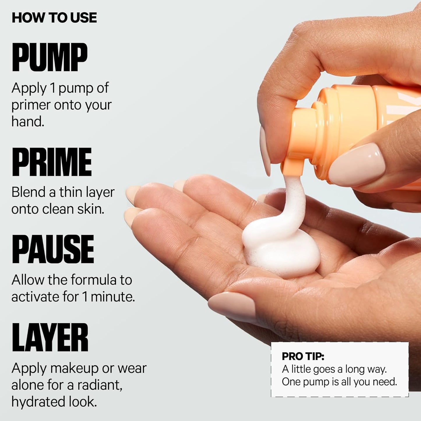 Milk Makeup Cloud Glow Primer en Espuma | Prebase Facial Iluminadora con Cúrcuma y Azafrán | Fijación hasta 12 hs, Hidratante y Libre de Siliconas – 0.91 oz