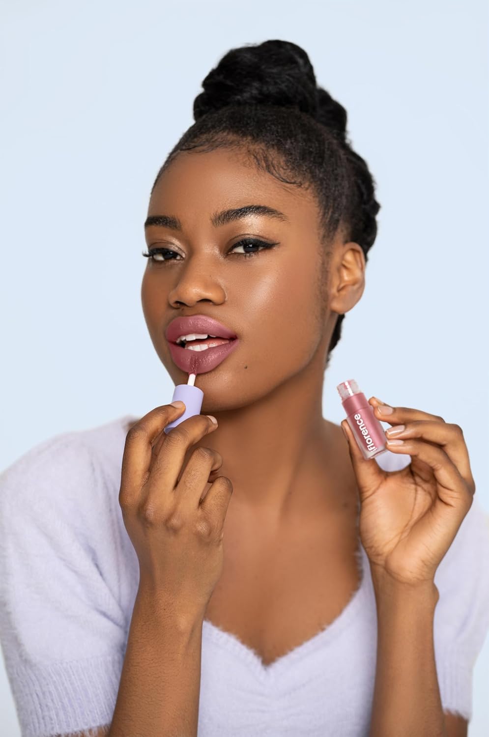 Florence by Mills Be a VIP Velvet Liquid Lipstick | Labial Líquido Nude Killing It – Acabado Aterciopelado, Hidratante y Larga Duración – 3.8 g