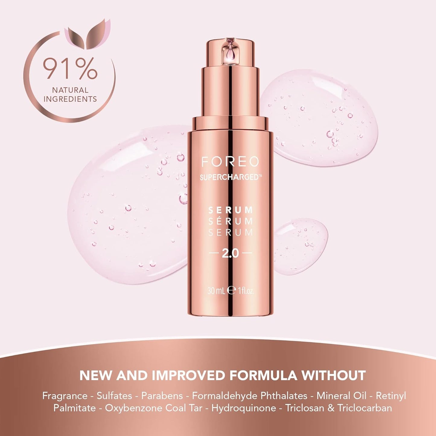 FOREO Age-Defying BEAR Bundle | Dispositivo Facial de Microcorriente + 2× Serum Conductor 30 ml | Instant Face Lift en 3 minutos | T-Sonic, Anti-Shock System, 5 Niveles | Firmeza & Contorno