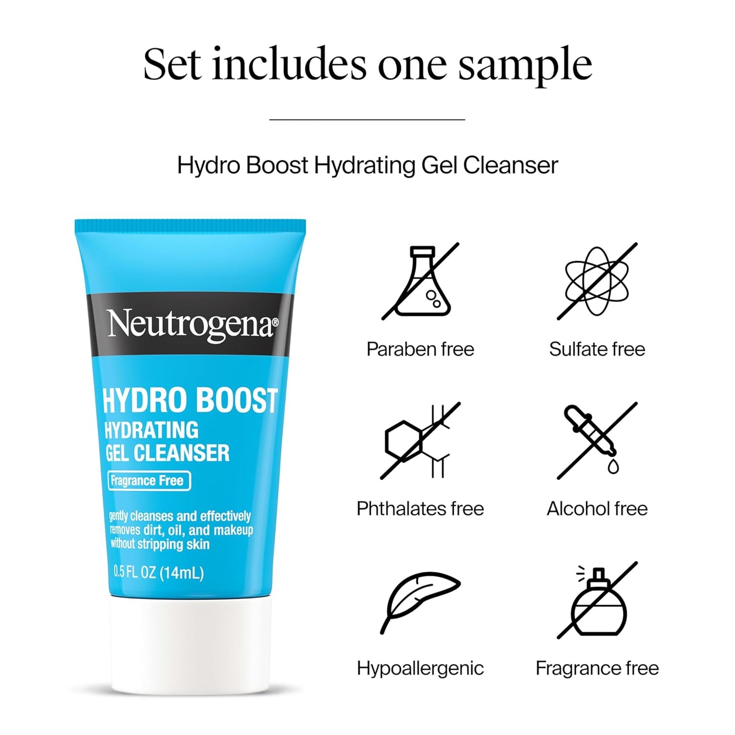 Neutrogena Crema hidratante facial Rapid Tone Repair Retinol + vitamina C, corrector de manchas oscuras, crema facial antienvejecimiento para un tono uniforme, 1.7 onzas + limpiador facial Hydro Boost
