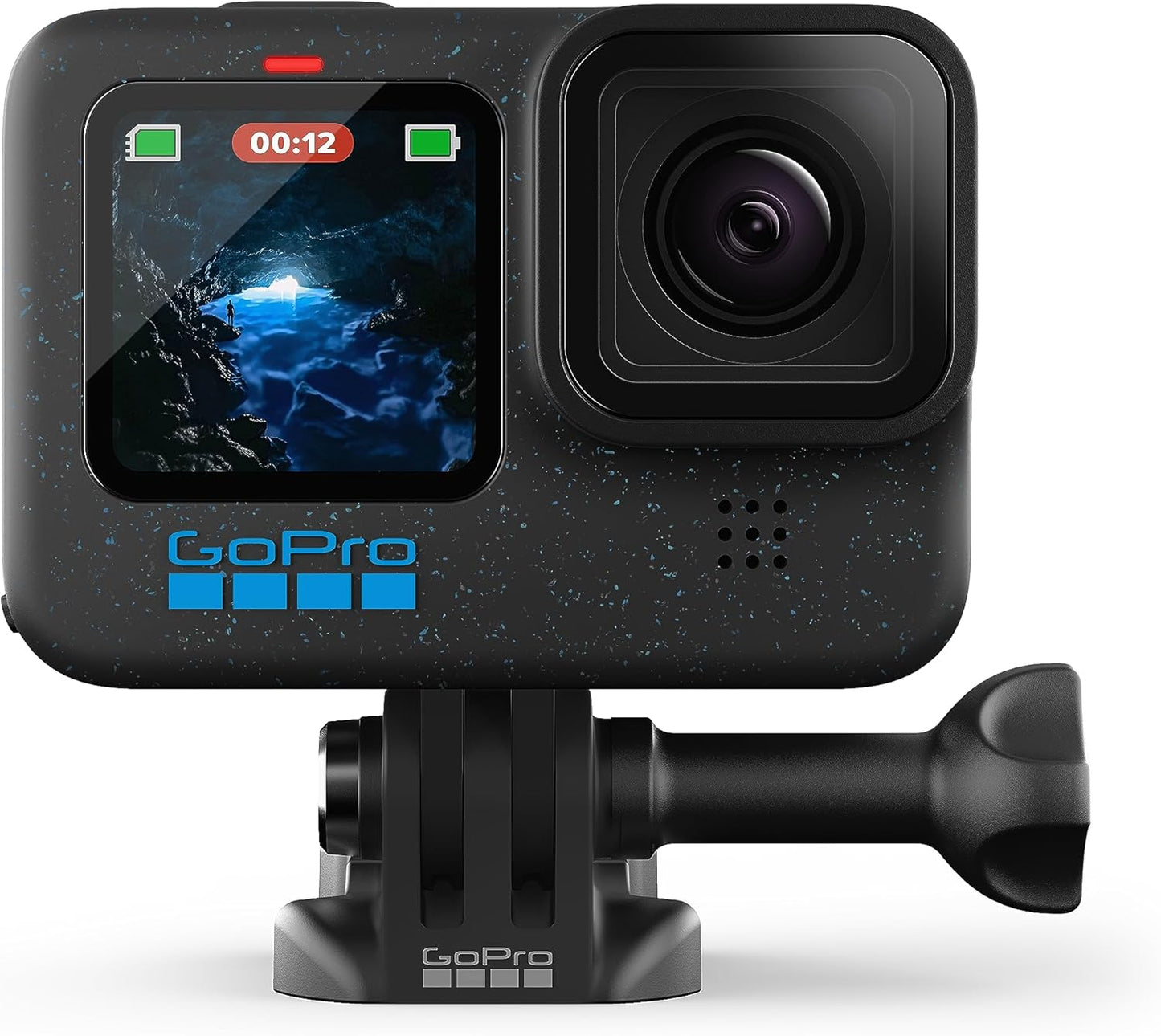 GoPro HERO12 Black – Cámara de acción impermeable con video 5.3K60 Ultra HD, fotos de 27MP, HDR, transmisión en vivo y estabilización avanzada