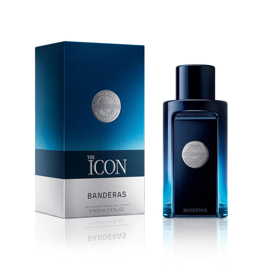 Antonio Banderas The Icon Eau de Parfum Hombre 1.7 Oz | Perfume Masculino Elegante, Amaderado y Duradero