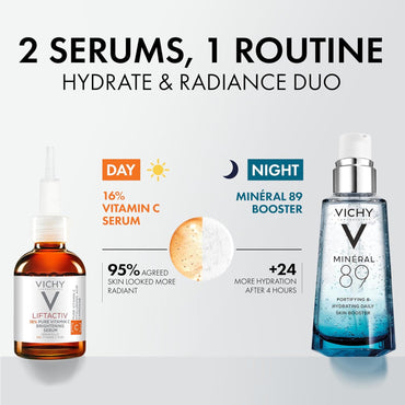 Vichy Mineral 89 Booster | Refuerza la barrera, rellena e hidrata | Gel ligero, Oil-Free, Sin fragancia