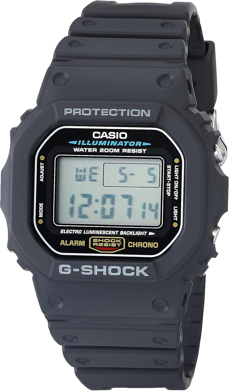Casio G-Shock DW5600UE-1V – Reloj Deportivo para Hombre | Resistente a Golpes | Sumergible 200M | Estilo Clásico y Robusto