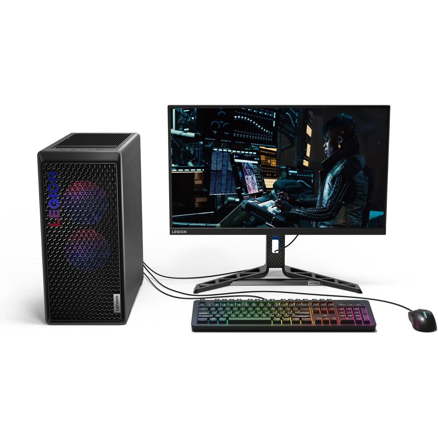 Lenovo Legion K310 Teclado Gamer con Cable – RGB, Respuesta Rápida, Teclas Silenciosas y Diseño Resistente al Agua