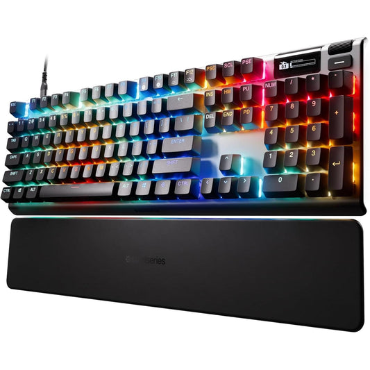 SteelSeries Apex Pro Gen 3 – Teclado Gaming con Switches OmniPoint 3.0 HyperMagnetic, Rapid Trigger, OLED, RGB, Keycaps PBT y USB-C