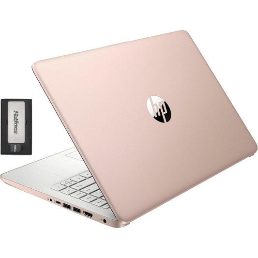 Notebook HP Stream 14” HD, Intel Celeron N4120, 8GB RAM, 416GB (128GB eMMC + Docking 256GB + MicroSD 32GB), UHD Graphics, Cámara 720p, Windows 11 S + Office 365, Negra