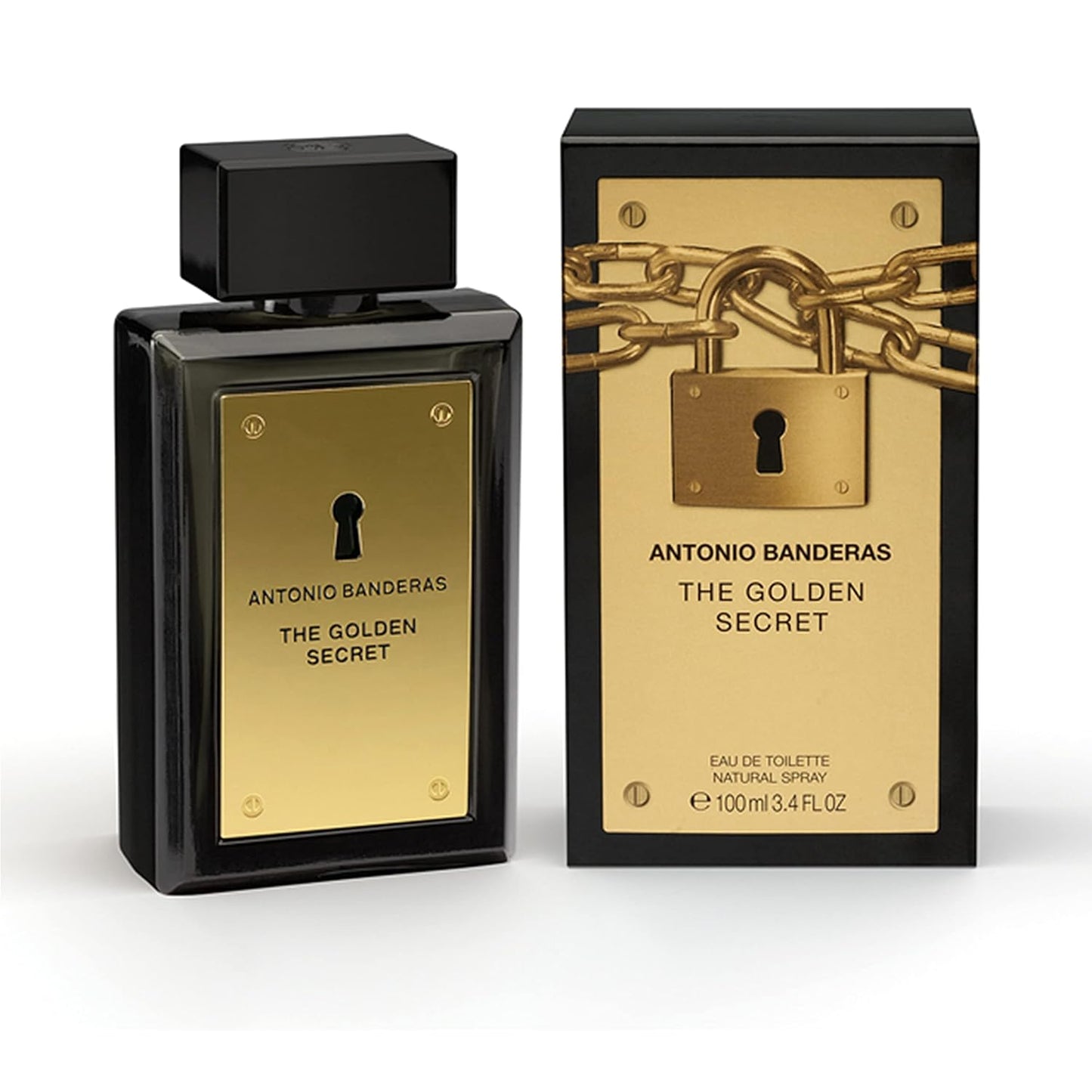 Antonio Banderas The Golden Secret Eau de Toilette Hombre | Perfume Masculino Fresco, Especiado y Elegante – 3.4 oz / 100 ml