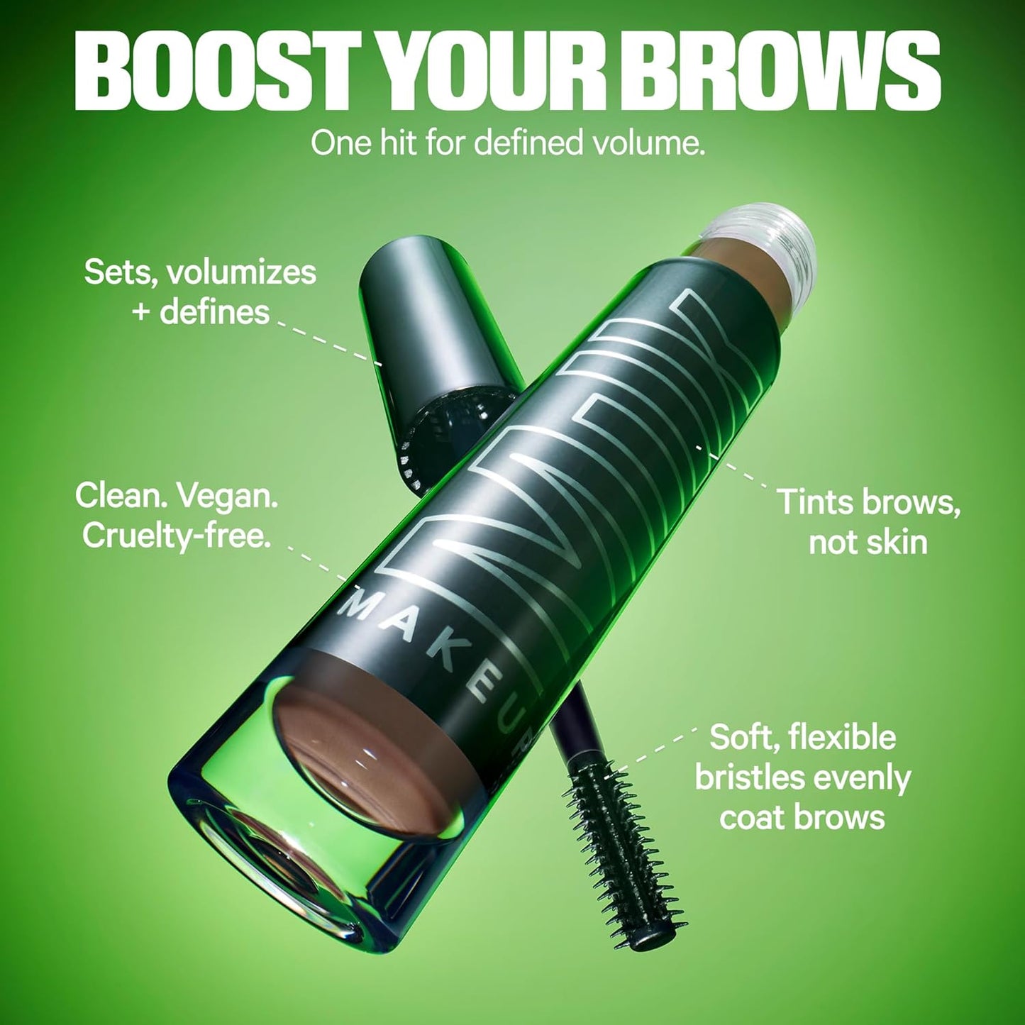 Milk Makeup KUSH High Roll Brow Tint | Gel Tubing para Cejas Definidas y Voluminosas | Resistente al Agua, Antimanchas y de Larga Duración hasta 24 hs – Vegano y Clean Beauty