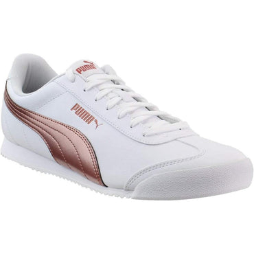 Womens Turino Metallic Sneakers Shoes Casual - White - Size 9 B