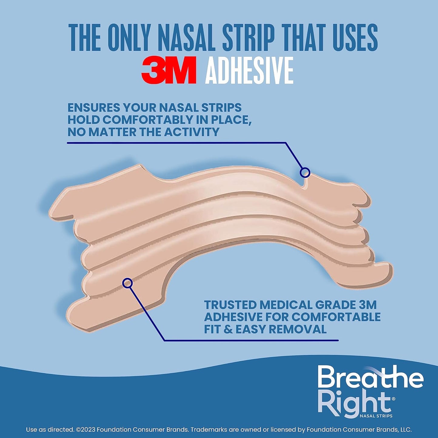 Breathe Right Tiras Nasales Extra Fuerza con Aroma Lavanda | 26 Unidades | Alivio de Congestión y Ronquidos | Solución Sin Fármacos