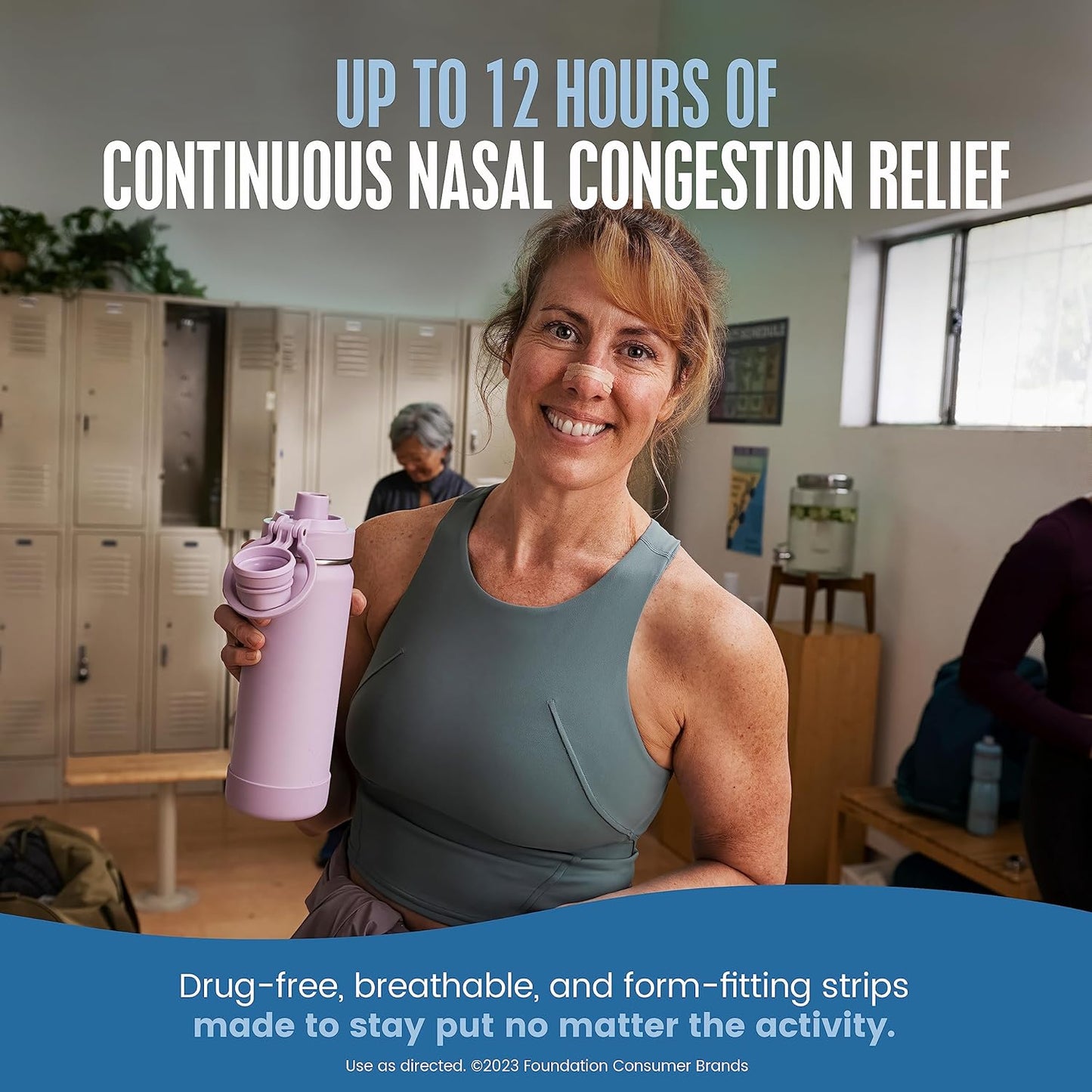 Breathe Right Tiras Nasales Originales | 30 Unidades | Alivio de Congestión Nasal y Ronquidos | Ajuste Cómodo, Sin Fármacos