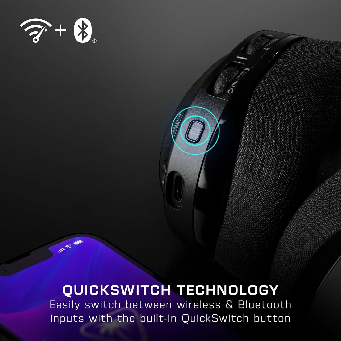 Turtle Beach Stealth 600 – Auriculares Gaming Inalámbricos Multiplataforma con Sonido Amplificado y Micrófono con Cancelación de Ruido