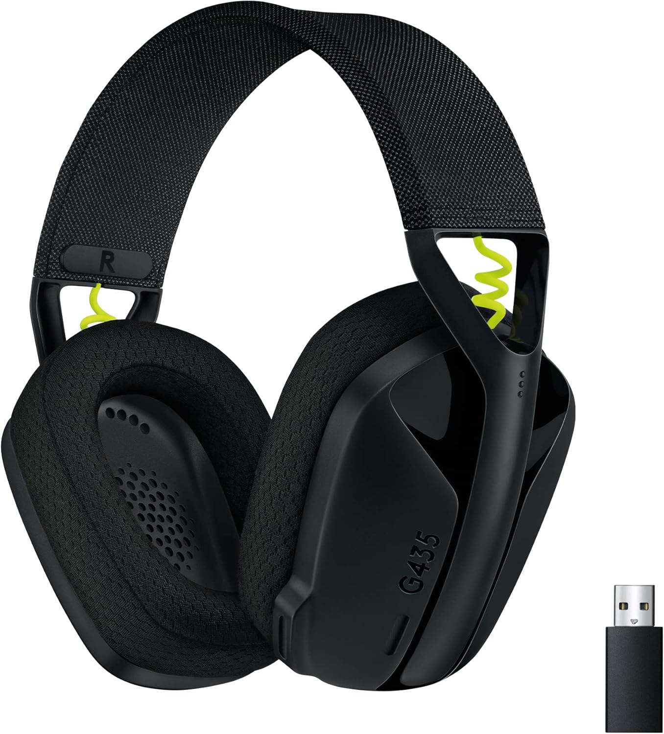 Logitech G435 LIGHTSPEED & Bluetooth – Audífonos gamer inalámbricos (Negro)