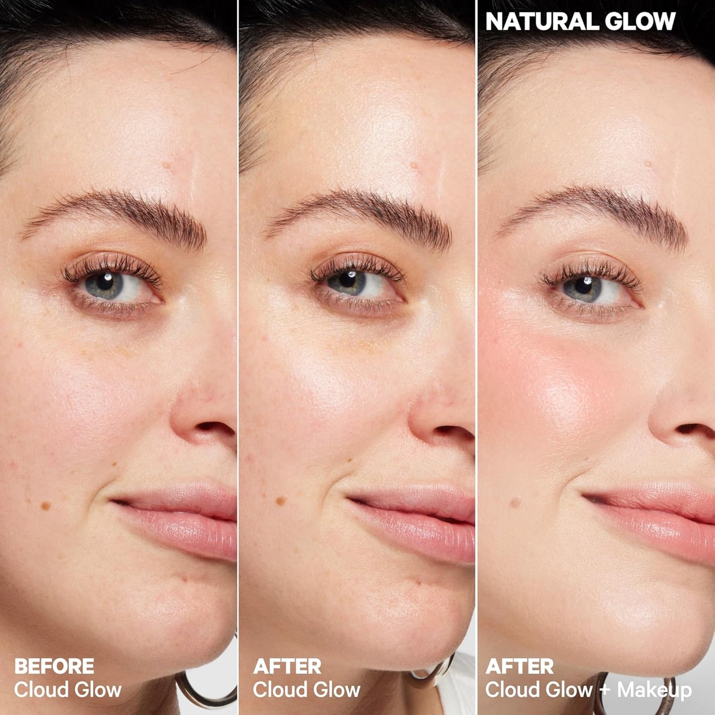 Milk Makeup Cloud Glow Primer en Espuma | Prebase Facial Iluminadora con Cúrcuma y Azafrán | Fijación hasta 12 hs, Hidratante y Libre de Siliconas – 0.91 oz