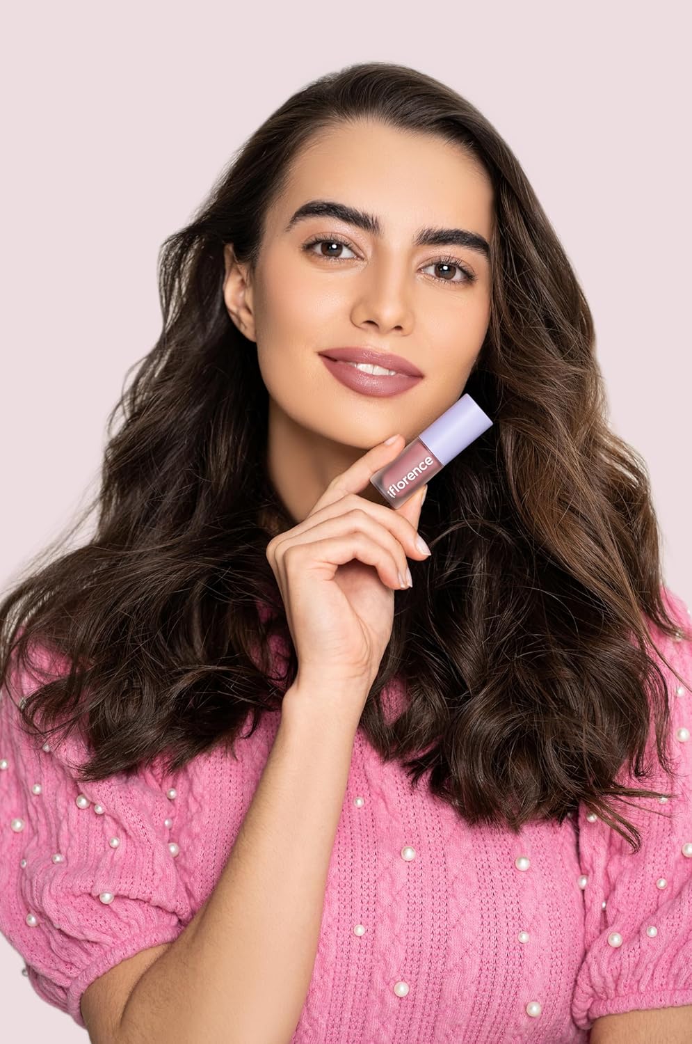 Florence by Mills Be a VIP Velvet Liquid Lipstick | Labial Líquido Nude Killing It – Acabado Aterciopelado, Hidratante y Larga Duración – 3.8 g