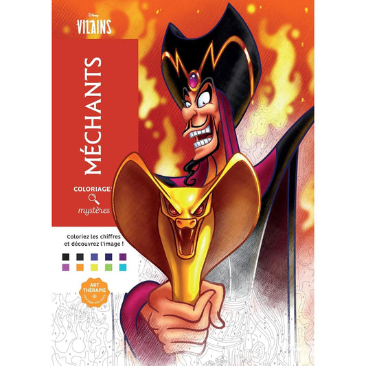 Dibujos para colorear de Disney Mystery | Edición: Villanos | Arteterapia | Idioma: Francés