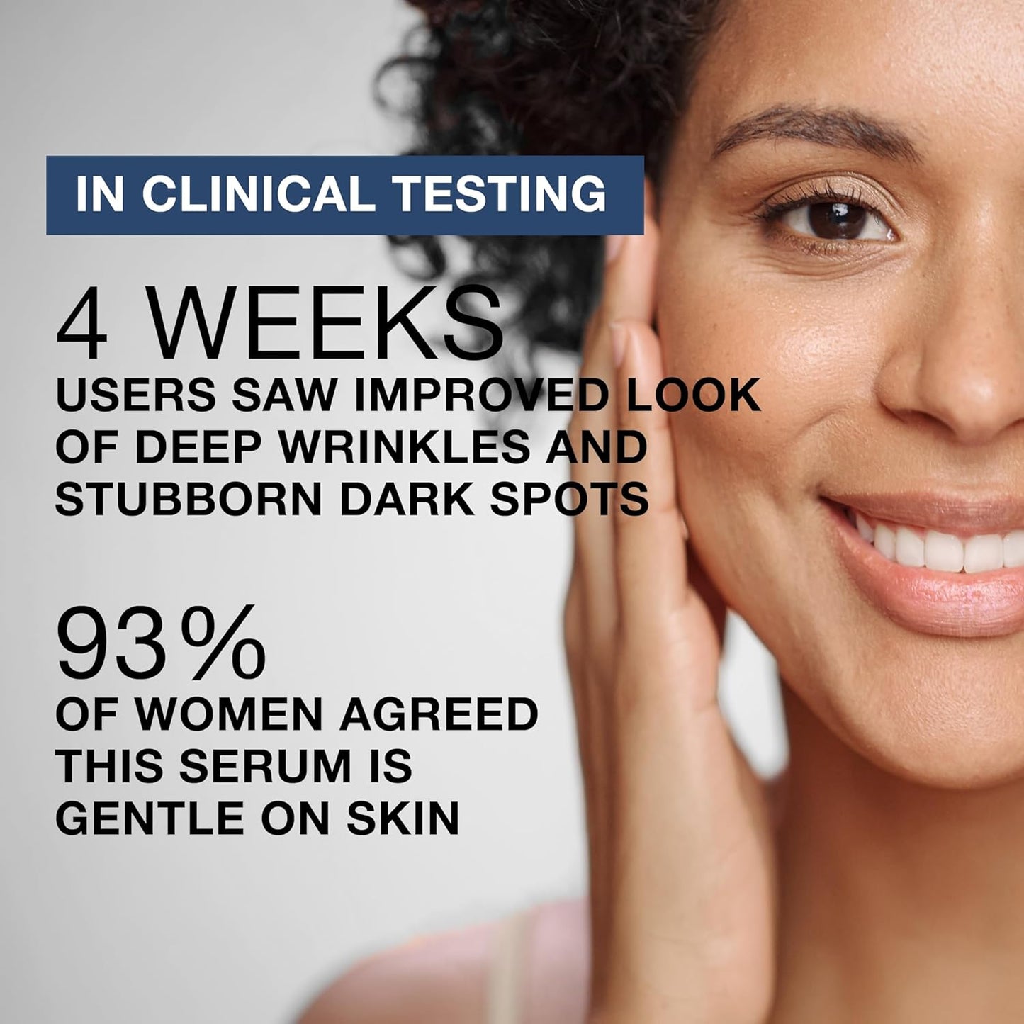 Serum facial Neutrogena Retinol Pro+ Power antienvejecimiento con retinol puro y emolientes nutritivos, no comedogénico, sin parabenos, 1 onza líquida