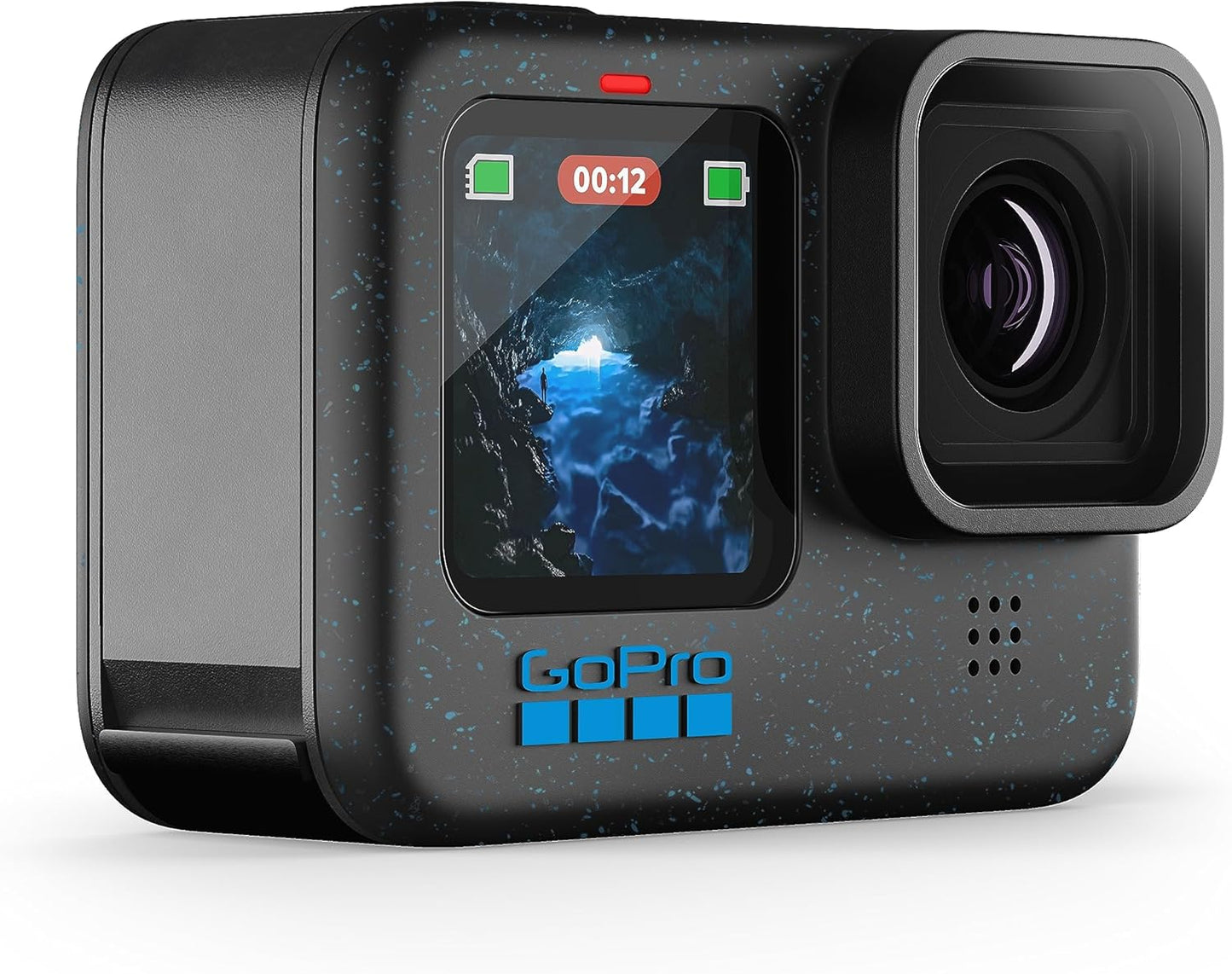 GoPro HERO12 Black – Cámara de acción impermeable con video 5.3K60 Ultra HD, fotos de 27MP, HDR, transmisión en vivo y estabilización avanzada