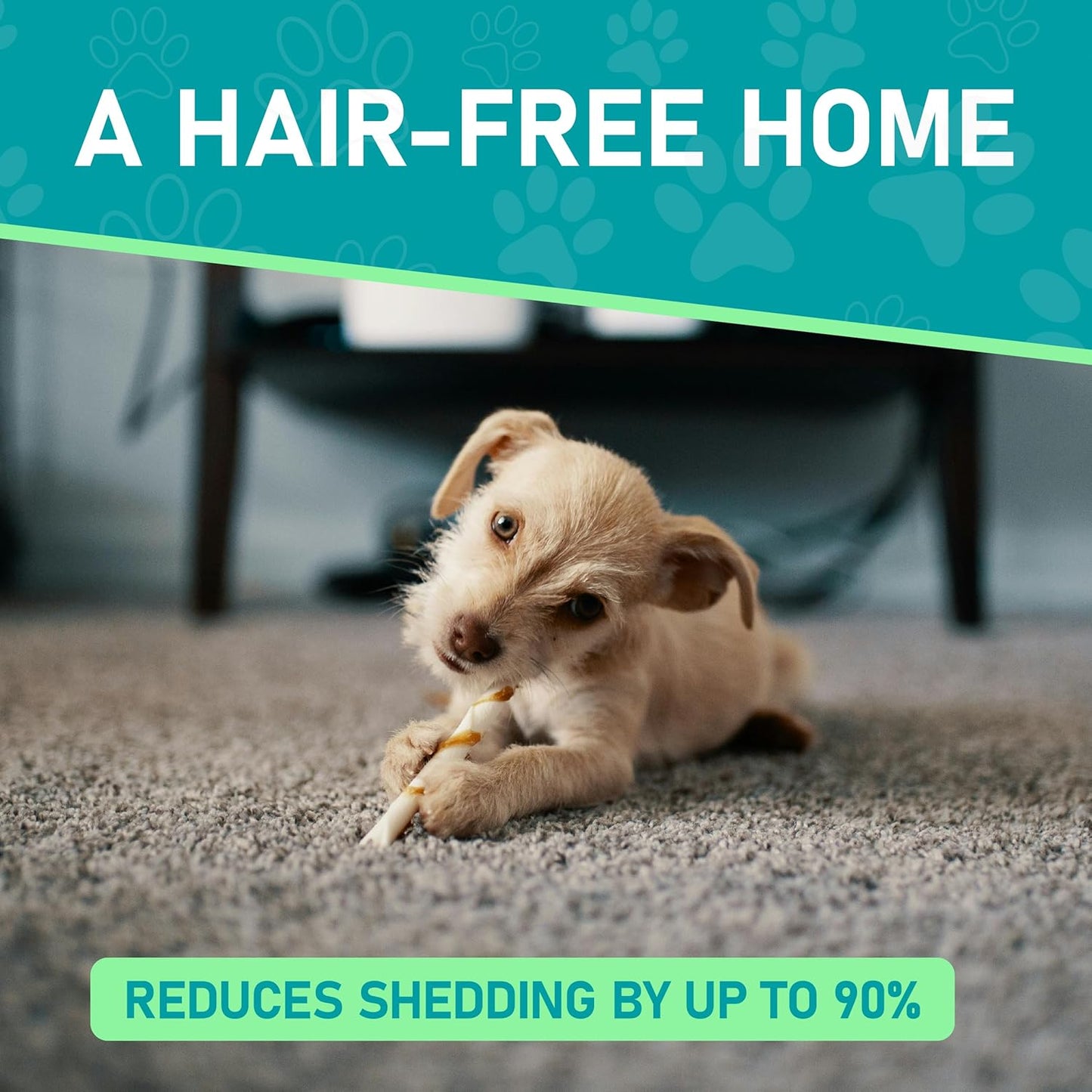 Maxpower Planet Rastrillo de Aseo para Mascotas | Herramienta 2 en 1 Deslanado & Desenredado | Cepillo Profesional para Perros y Gatos de Pelo Largo y Doble Capa – Reduce la Muda hasta un 95%