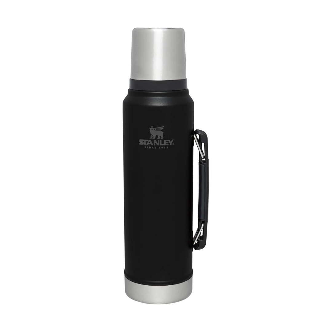 Termo Classic Legendary Botella Térmica 35.2 oz (1.04 ml) – Termo de Acero Inoxidable con Taza 8 oz | Doble Aislación | 24 h Caliente / Frío