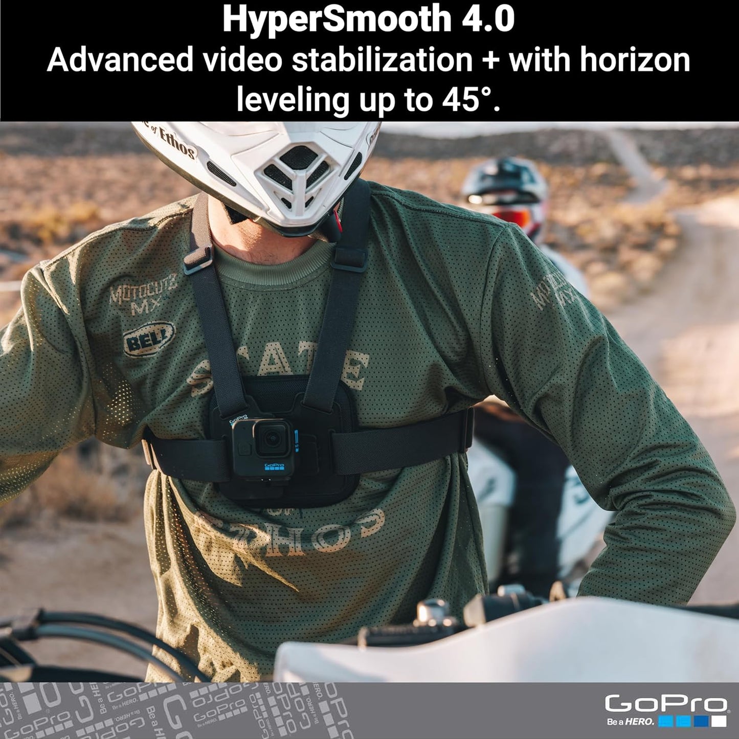 GoPro HERO10 Black – Cámara de acción 5.3K con GP2, 23MP, HyperSmooth 4.0, doble pantalla LCD táctil, y diseño impermeable