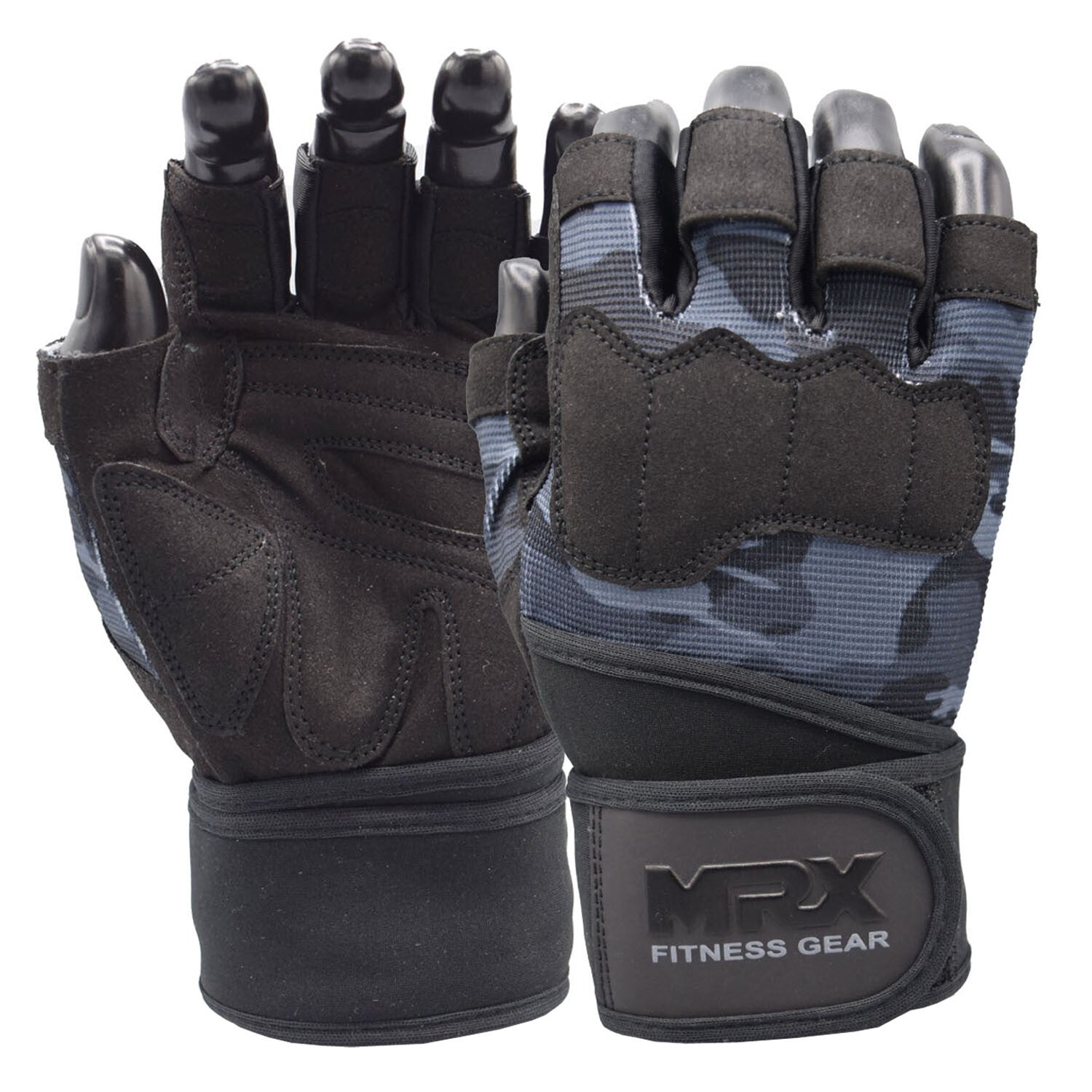 Guantes de Gimnasio MRX con soporte de muñeca para Hombre - Weight Lifting Gym