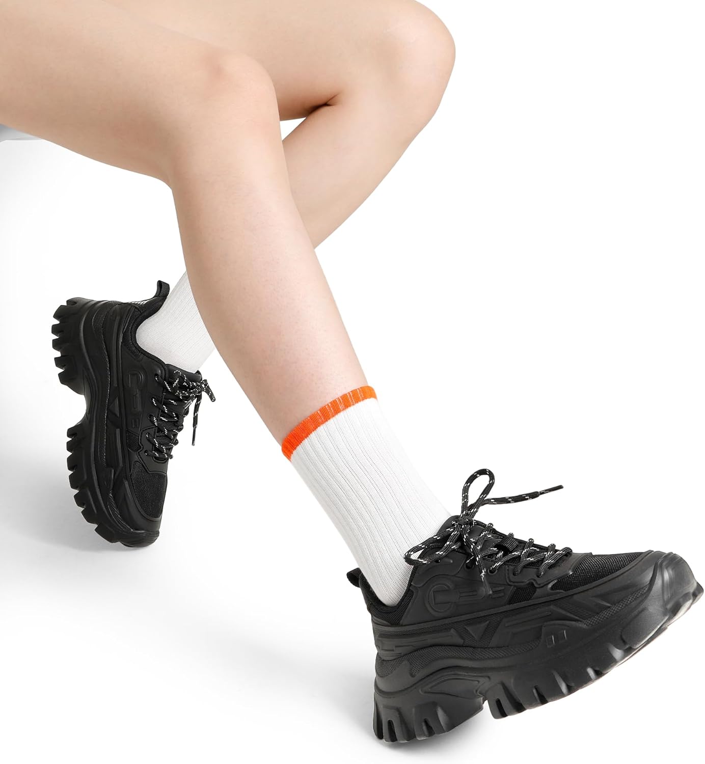 DREAM PAIRS Zapatillas Chunky Fashion Con plataforma