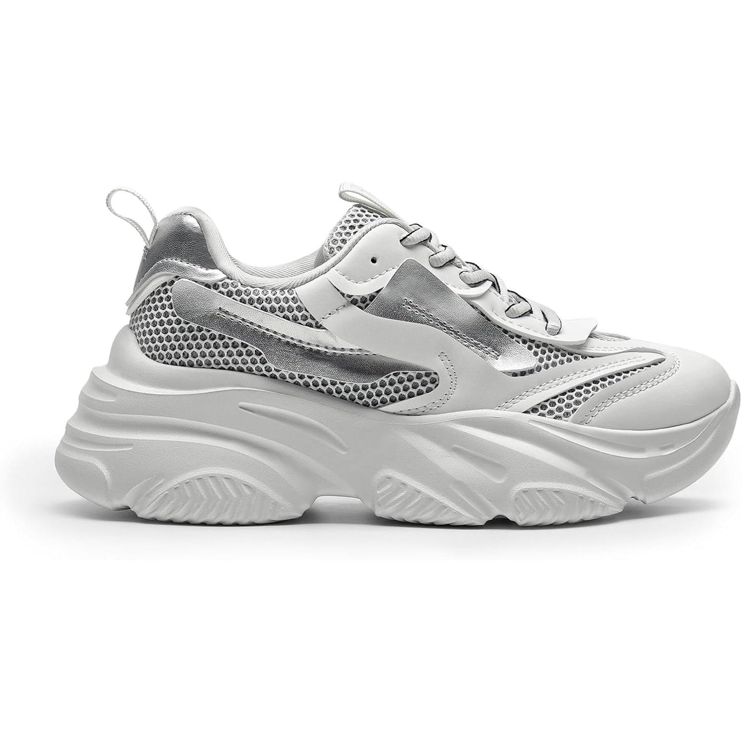 DREAM PAIRS Women'S Platform Chunky Fashion Sneakers Jaxon Walking Lace-Up Comfortable Dad Sneakers Workout Sport Work Casual Tennis Shoes