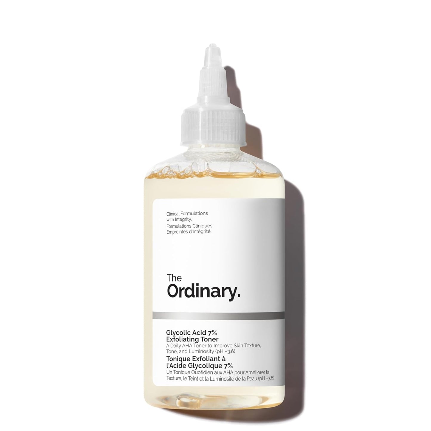 The Ordinary Glycolic Acid 7% Exfoliating Toner | Tónico Exfoliante Diario – Piel Más Luminosa, Suave y Tonificada – 240 ml