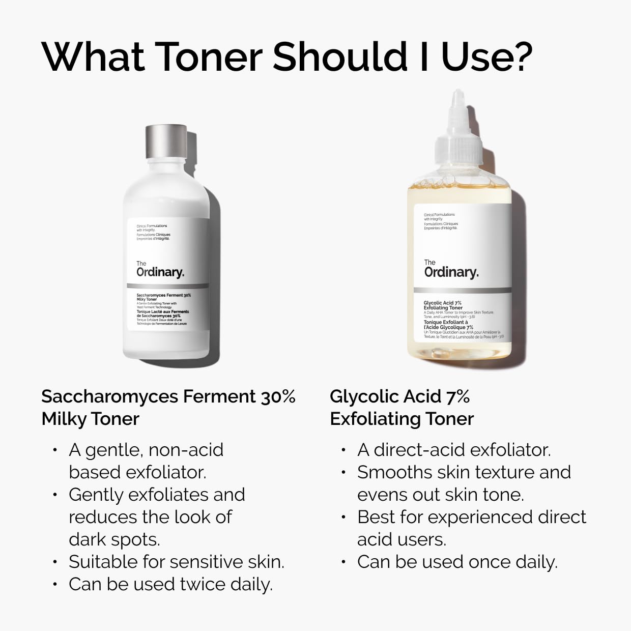 The Ordinary Glycolic Acid 7% Exfoliating Toner | Tónico Exfoliante Diario – Piel Más Luminosa, Suave y Tonificada – 240 ml