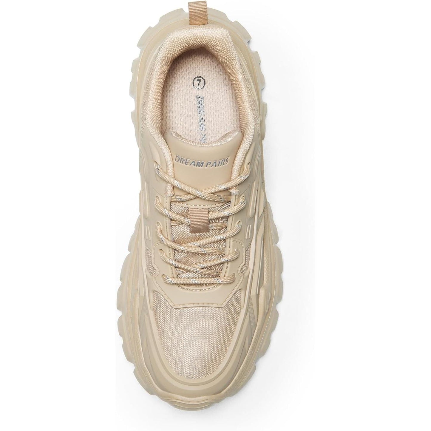 Zapatillas Mujer DREAM PAIRS Chunky | Sneakers Plataforma Bold con Cordones | Moda Casual y Cómoda
