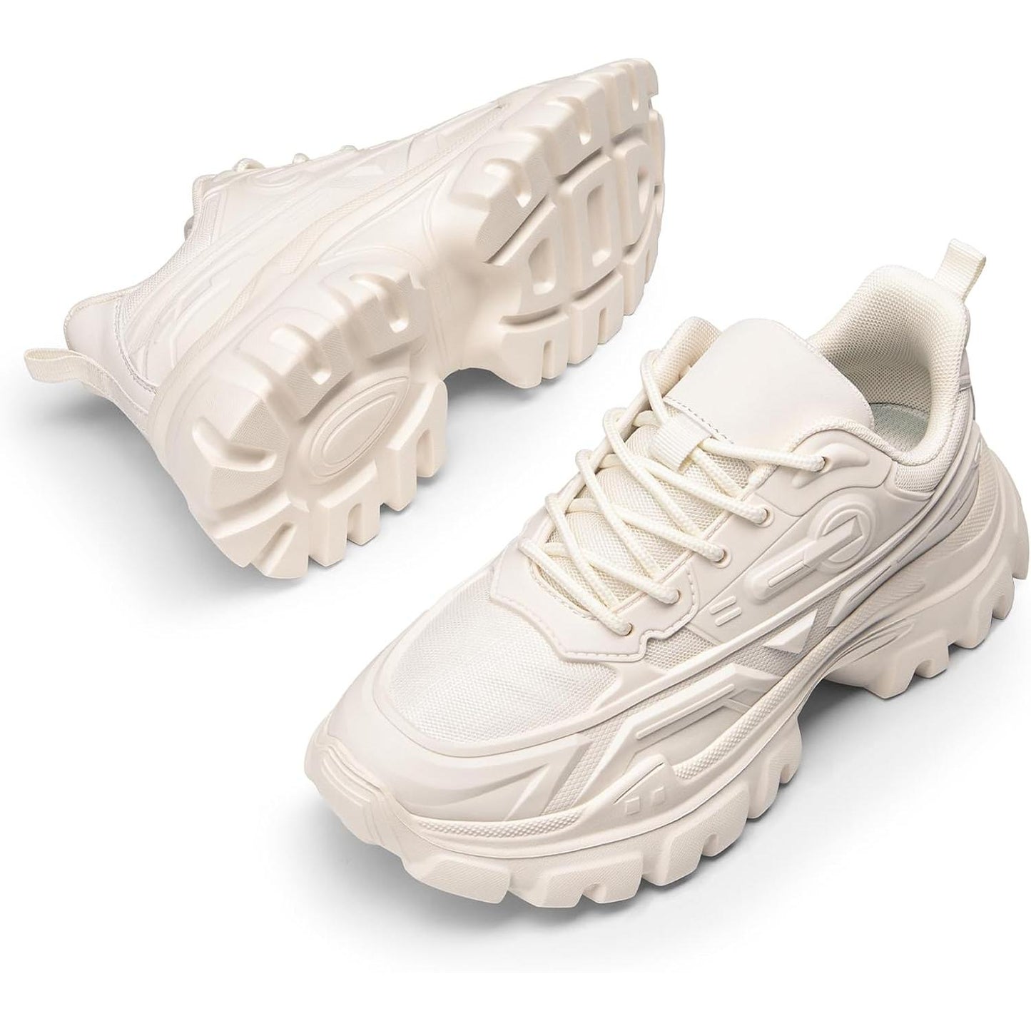 Zapatillas Mujer DREAM PAIRS Chunky | Sneakers Plataforma Bold con Cordones | Moda Casual y Cómoda