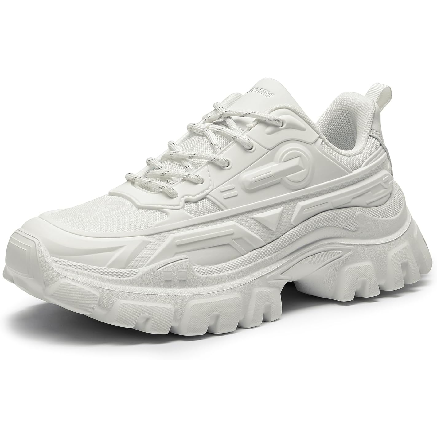 Zapatillas Mujer DREAM PAIRS Chunky | Sneakers de Plataforma Moda Casual con Cordones