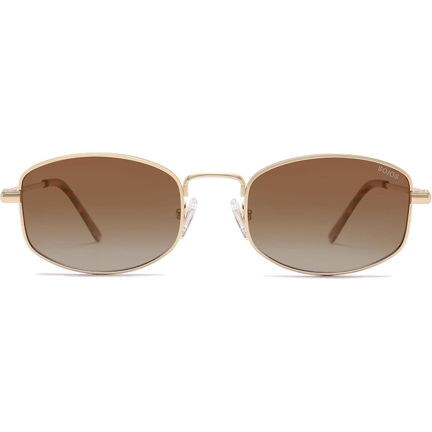 Trendy Oval Polarized Sunglasses for Women Men, Retro Fashion Shades UV400 Protection SJ1258