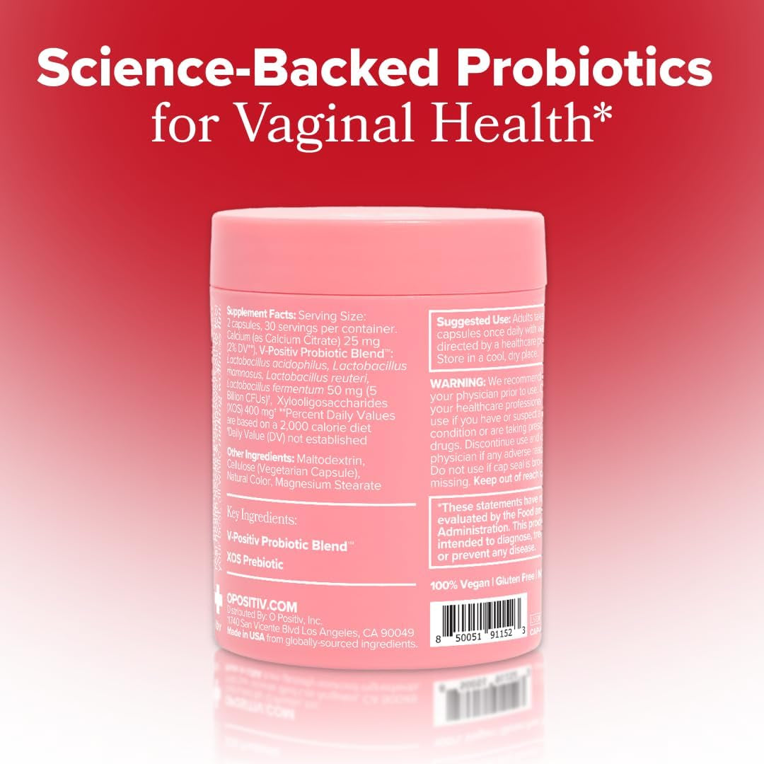 URO Probióticos Vaginales con Prebióticos – pH Balanceado, Flora Vaginal Sana y Control del Olor | 60 cápsulas (30 días) |