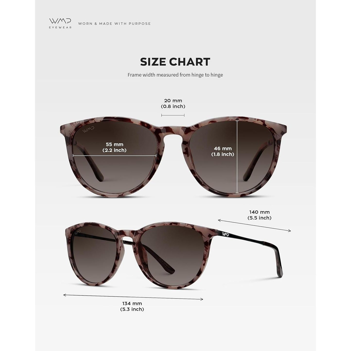 Gafas de Sol Redondas para Mujer – Estilo Retro de Diseñador con Lentes Polarizados UV400