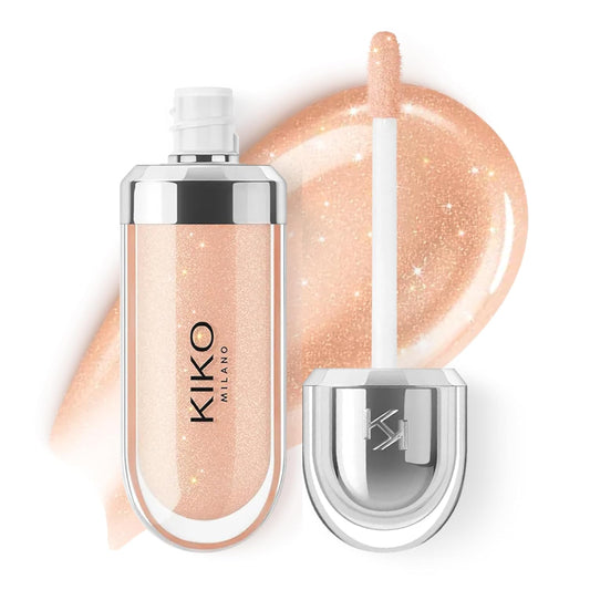 KIKO Milano 3D Hydra Lip Gloss – High Shine, Hydrating, Plumping, Non-Sticky, Moisturizing Lip Makeup