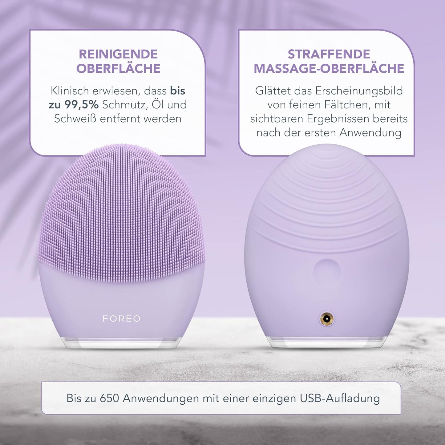 Limpieza de nivel spa en 1 minuto | Masaje reafirmante T-Sonic | Silicona ultrasuave e higiénica | Resistente al agua | Compatible con app | 2 años de garantía