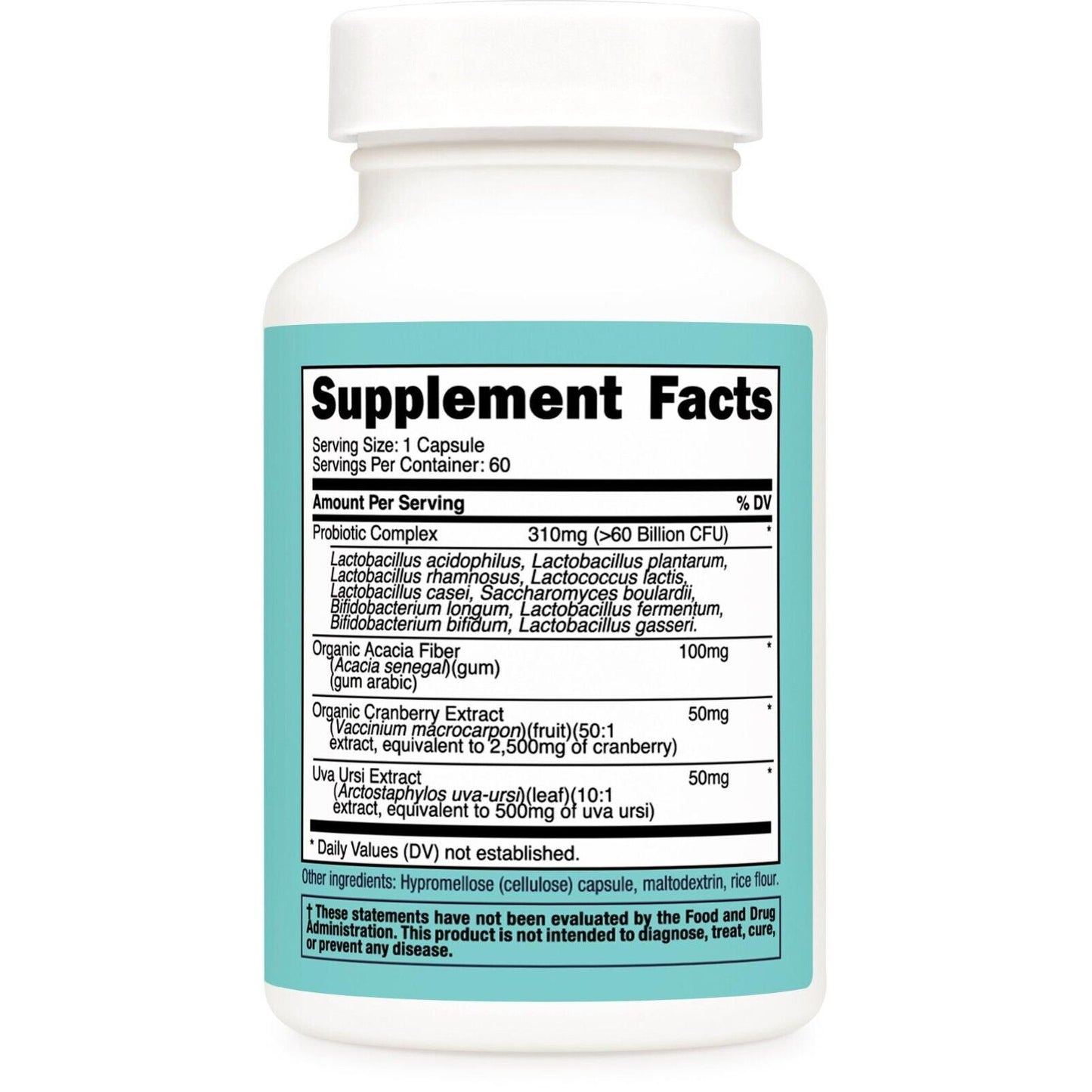 Nutricost Probiotic Complex para Mujeres | 60 Mil Millones de UFC – 60 Cápsulas