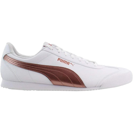 Womens Turino Metallic Sneakers Shoes Casual - White - Size 9 B