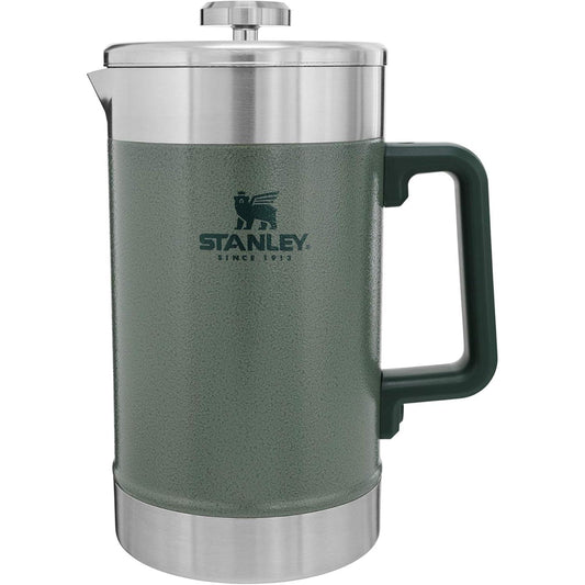 Classic Stay-Hot French Press Coffee Maker 48 Oz | 5 Minute Brew, 4 Hours Hot | Mesh Filter for Coffee Grounds | Insulated Stainless Steel French Press | Bpa-Free | Hammertone Green