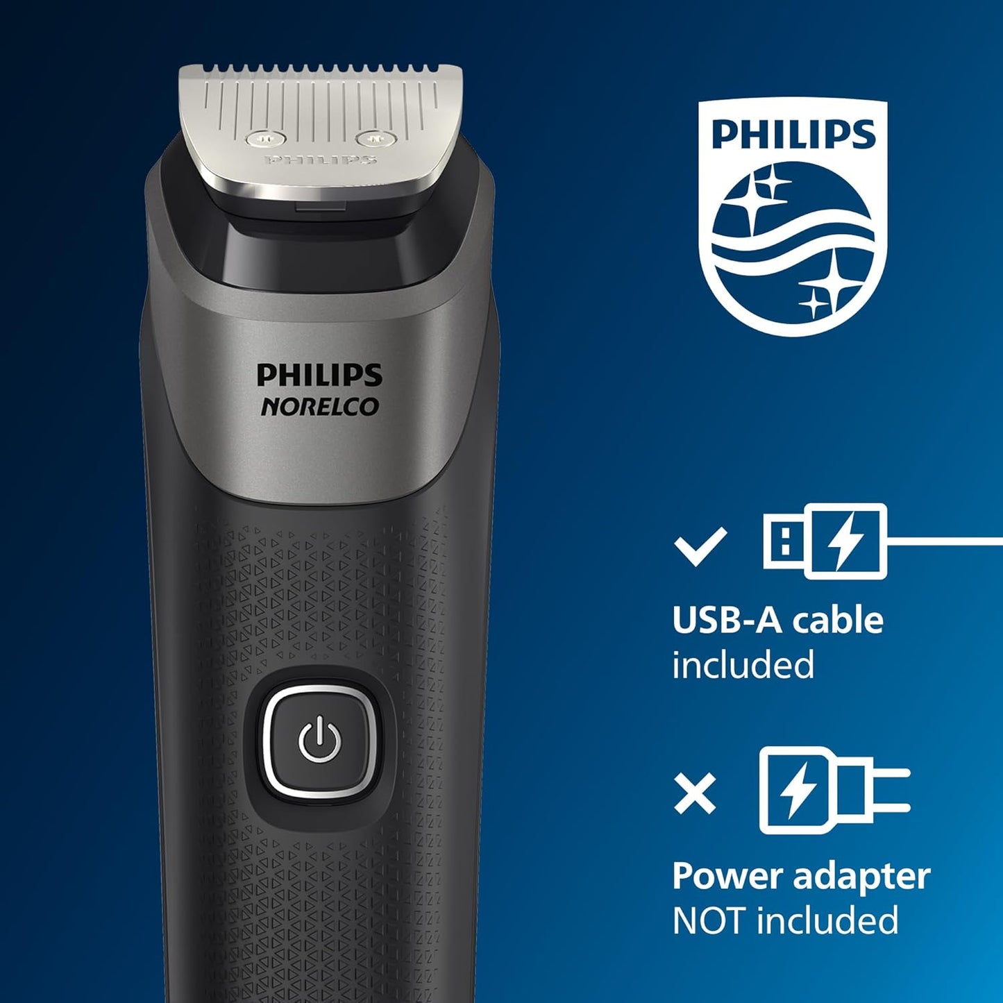 Philips Multigroom Series 5000 (MG5970/49) | 18 en 1 para Barba, Cabello, Cuerpo, Nariz y Oídos – Cuchillas de Titanio | Sin Aceite | Estuche de viaje