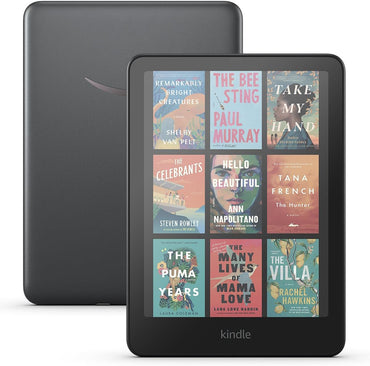 Amazon Kindle Colorsoft Signature Edition 32GB (Newest Model) – with Color Display, Auto-Adjusting Front Light, Wireless Charging, and Long Battery Life - Metallic Black