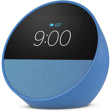 Echo Spot (Último modelo) – Reloj despertador inteligente con Alexa y gran sonido – Color Ocean Blue