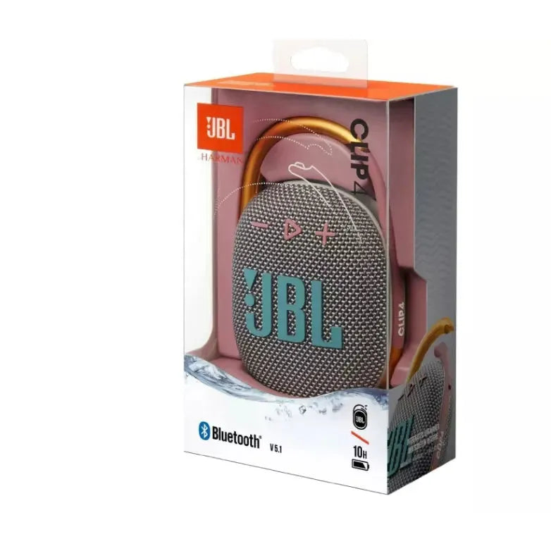 JBL Clip 4 – Altavoz Bluetooth Portátil, Impermeable y A Prueba de Polvo IP67