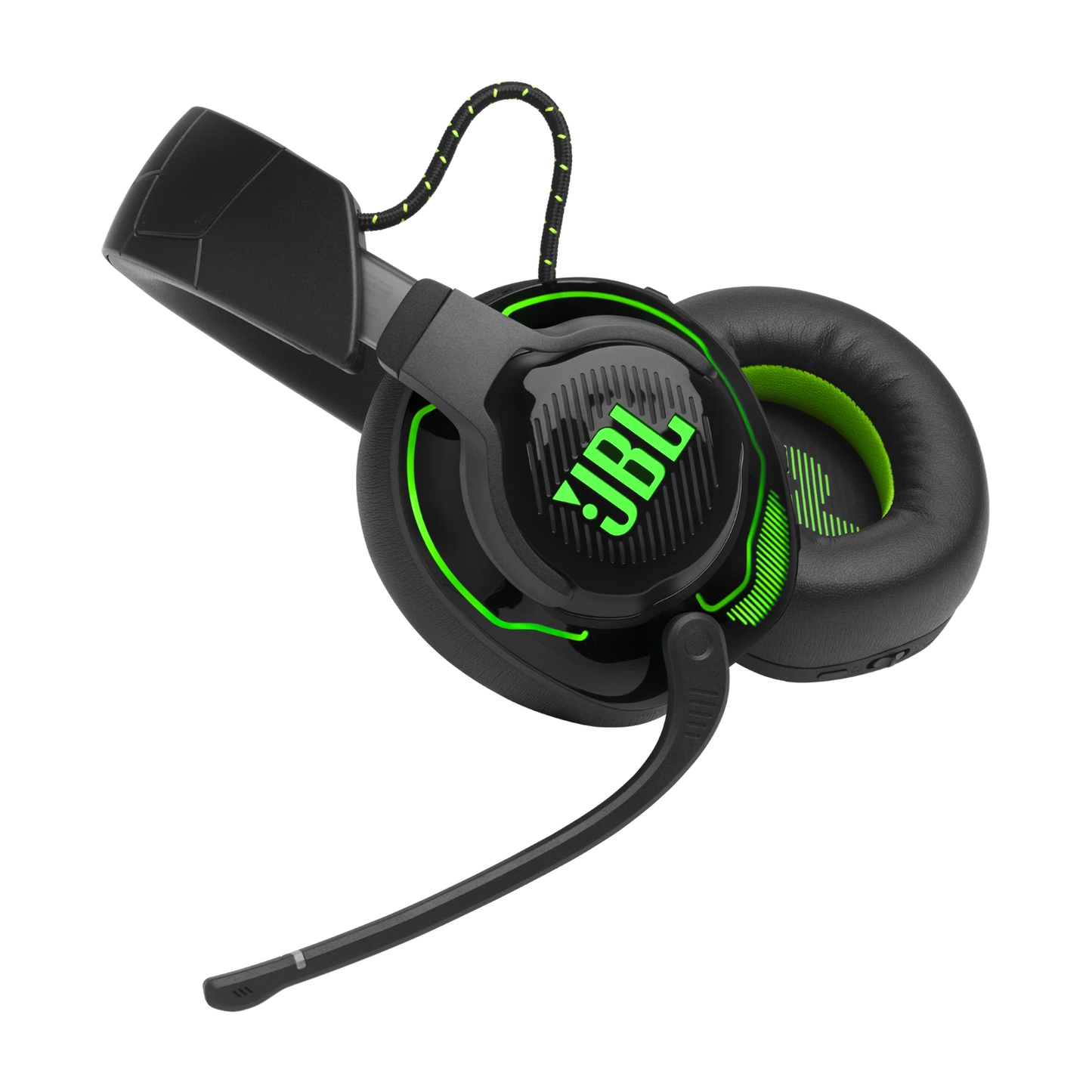 JBL Quantum 910X Wireless – Auriculares Gamer Over-Ear Inalámbricos con Audio Espacial QuantumSPATIAL 360™, Cancelación Activa de Ruido y Micrófono Abatible – Compatibles con Xbox, PlayStation– Negro