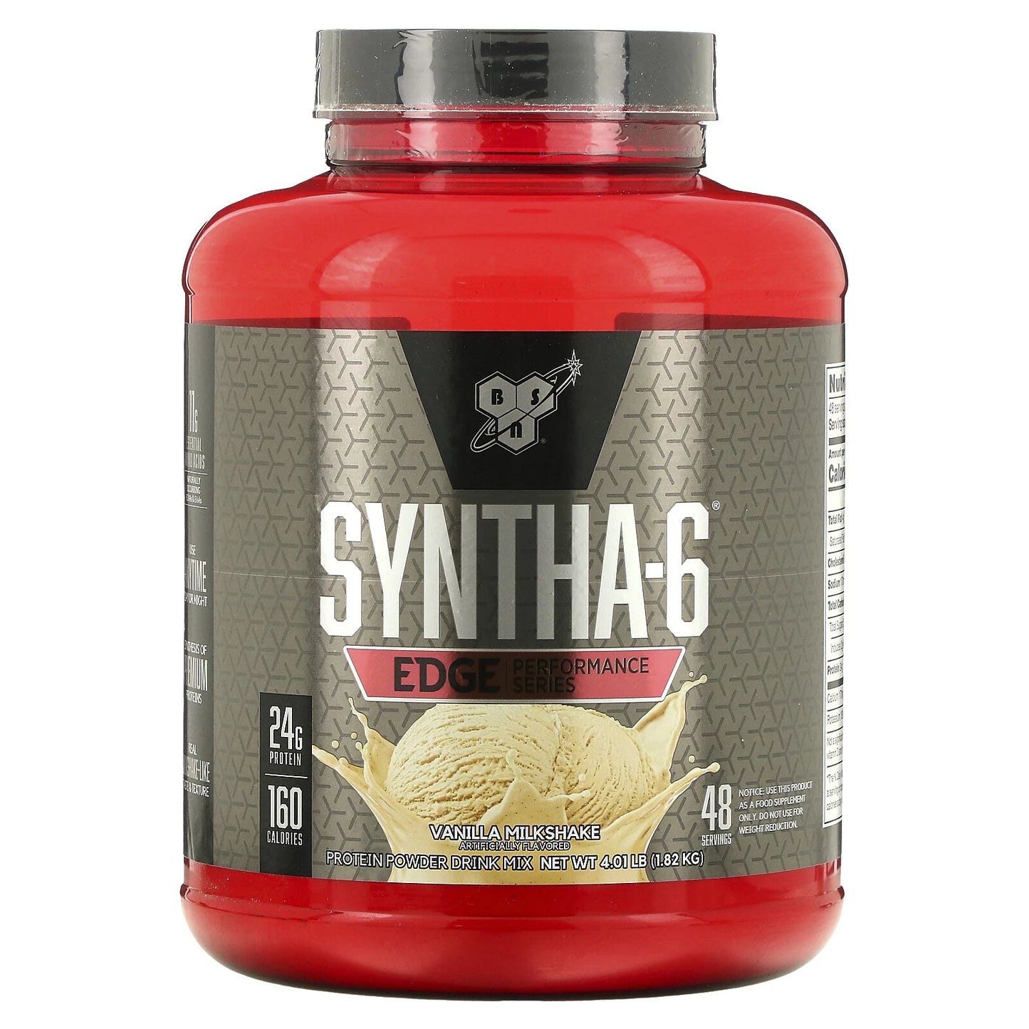 BSN® Syntha-6 Edge® | Proteína en Polvo – Sabor Vanilla Milkshake – 1,82 kg