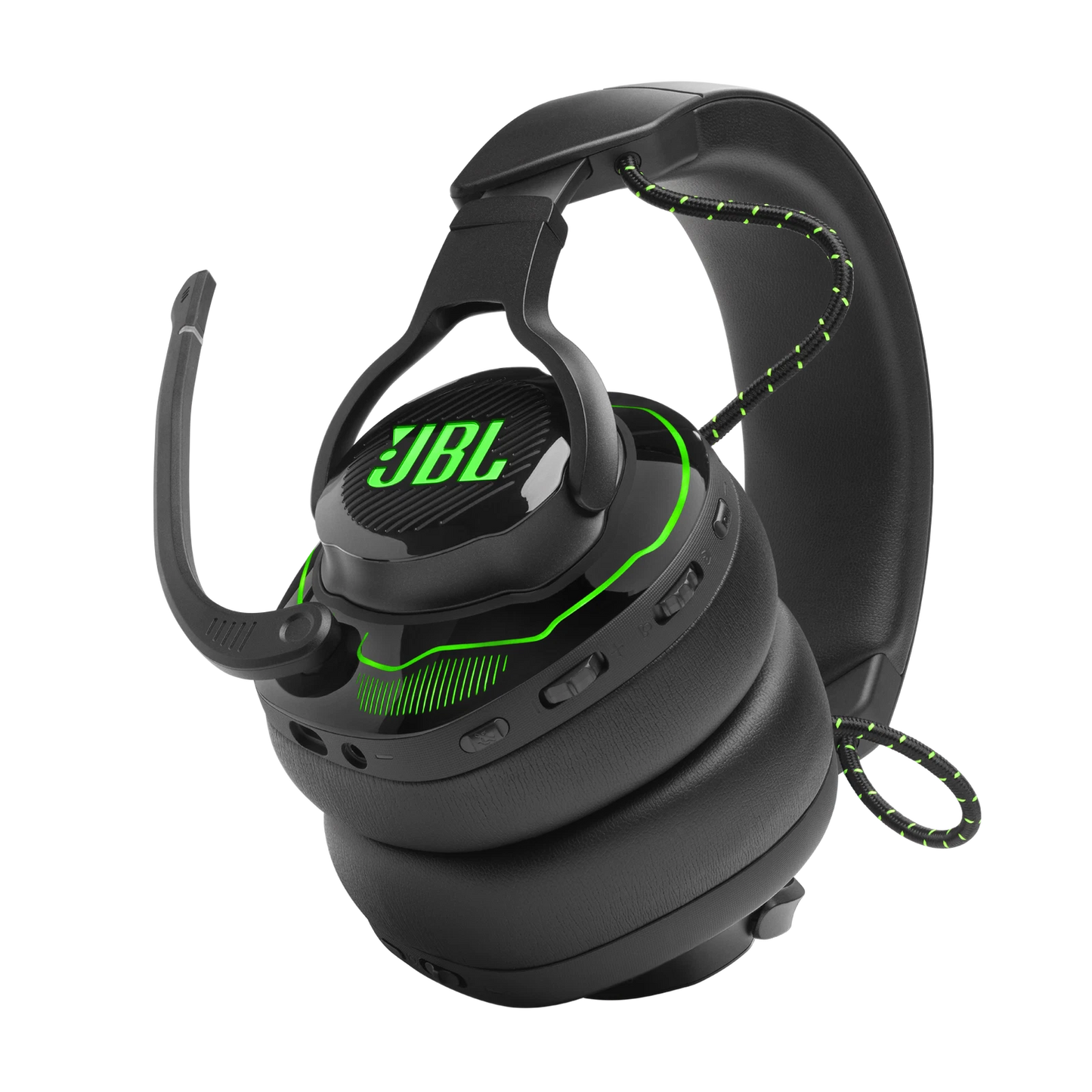 JBL Quantum 910X Wireless – Auriculares Gamer Over-Ear Inalámbricos con Audio Espacial QuantumSPATIAL 360™, Cancelación Activa de Ruido y Micrófono Abatible – Compatibles con Xbox, PlayStation– Negro
